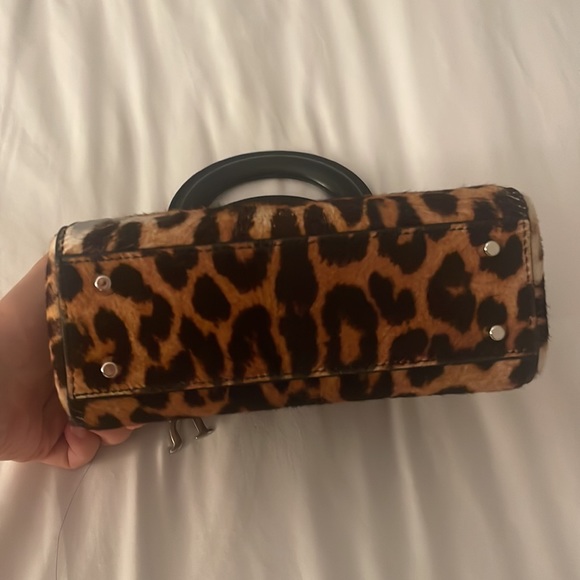 Lady Dior Mini Leopard Ponyhair Bag - Picture 6 of 8